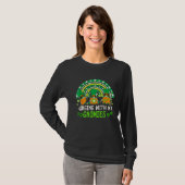 Hanging With My Gnomies Green Plaid Gnomes St Patr T-shirt (Voorkant volledig)