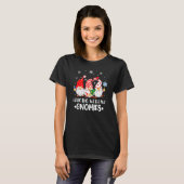 Hanging With My Gnomies Santa Gnome Christmas Paja T-shirt (Voorkant volledig)