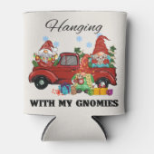 Hanging With My Gnomies - Schattigee kerst Blikjeskoeler (Voorkant)