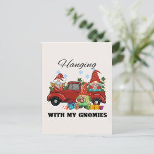 Hanging With My Gnomies - Schattigee kerst Briefkaart