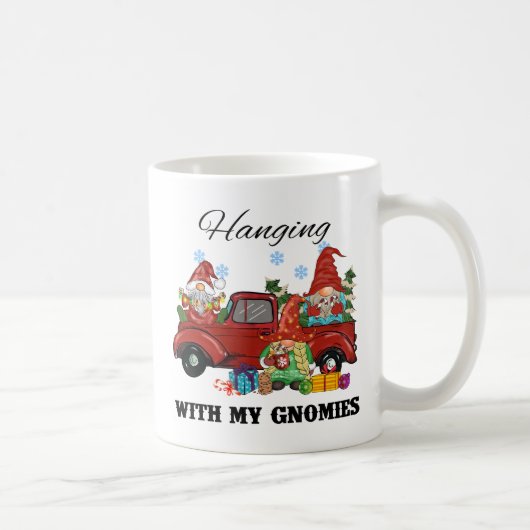 Hanging With My Gnomies - Schattigee kerst Koffiemok (Rechts)