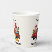 Hanging With My Gnomies - Schattigee kerst Papieren Bekers (Links)