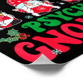 Hanging With My Psych Gnomies Nurse Gnome Funny Ch Poster (Hoek)