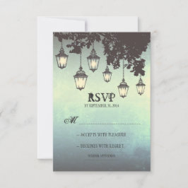  hanglampen BRUILOFT RSVP KAARTEN Kaartje