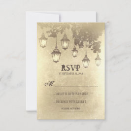  hanglampen BRUILOFT RSVP KAARTEN Kaartje