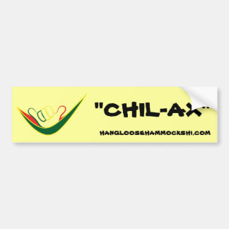 HANGLOOSE HAMMOCKS HAWAII-CHIL-AX-BUMPERSTICKER BUMPERSTICKER