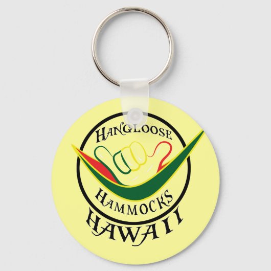 HANGLOOSE HAMMOCKS HAWAII-SHAKKA-SLEUTELHANGER SLEUTELHANGER (Voorkant)
