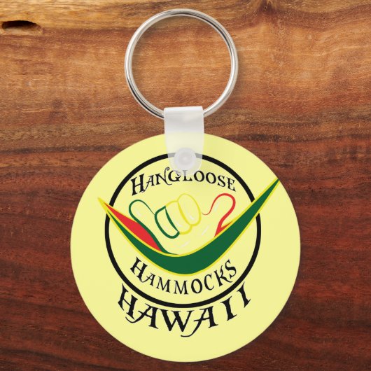 HANGLOOSE HAMMOCKS HAWAII-SHAKKA-SLEUTELHANGER SLEUTELHANGER (Voorkant)