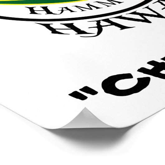 Hangloose Rasta, "Chil-ax brah", Poster (Hoek)