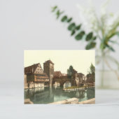Hangman Bridge, Nuremberg, Beieren, Duitsland Briefkaart (Staand voorkant)