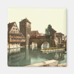 Hangman Bridge, Nuremberg, Beieren, Duitsland Magneet