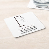 Hangman Game Party Onderzetters (Schuin)