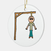 Hangman Keramisch Ornament (Links)