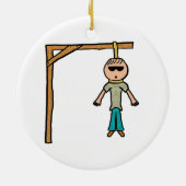 Hangman Keramisch Ornament (Achterkant)