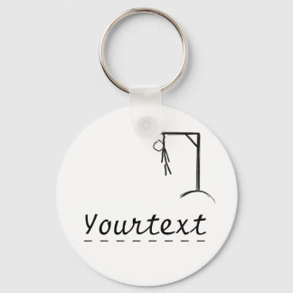  hangman met een woord van je keuze sleutelhanger