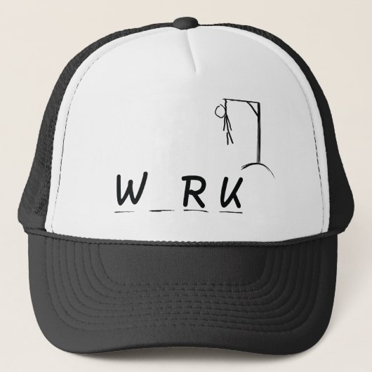 Hangman met WRK Trucker Pet (Voorkant)
