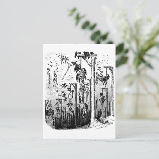 Hangmans Feast briefkaart (Staand voorkant)