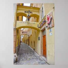 Hangmansstraat, Bratislava, Slowakije Poster