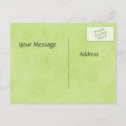 Hangmat Aap Verjaardag Uitnodiging Briefkaart (Achterkant)