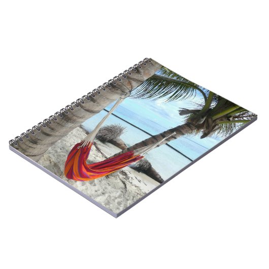Hangmat bij het strand Notitieboek (Linkerzijde)