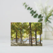 Hangmat en Palmen Briefkaart (Staand voorkant)