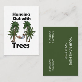 Hangmat Kamperen Hangend Tussen Bomen Kamperen Visitekaartje