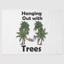 Hangmat Kamperen Uitwaaien Tussen Bomen Grappige Q