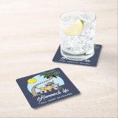 Hangmat Life Chill Mode Geactiveerde Grappige Cart Kartonnen Onderzetters (Insitu)