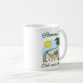 Hangmat Life Chill Mode Geactiveerde Grappige Cart Koffiemok (Voorkant rechts)