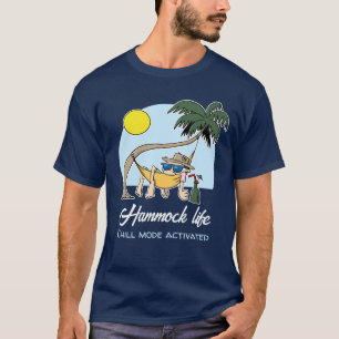 Hangmat Life Chill Mode Geactiveerde Grappige Cart T-shirt