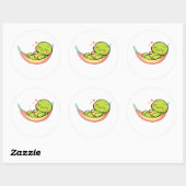 Hangmat Ontspanning Ronde Sticker (Vel)