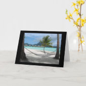 Hangmat op de Kaart van Bora Bora (Gele Bloem)