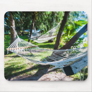Hangmat op het strand, Fiji Muismat