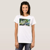 Hangmat op het strand, Fiji T-shirt (Voorkant volledig)
