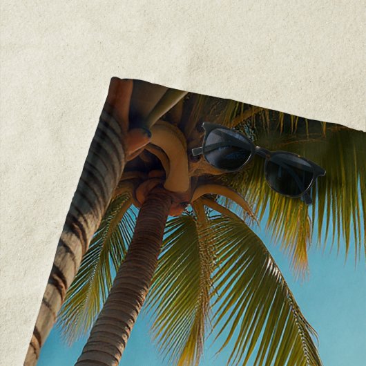 Hangmat strand zee palmbomen strandlaken (In situ)