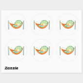 Hangmatrust Ronde Sticker (Vel)