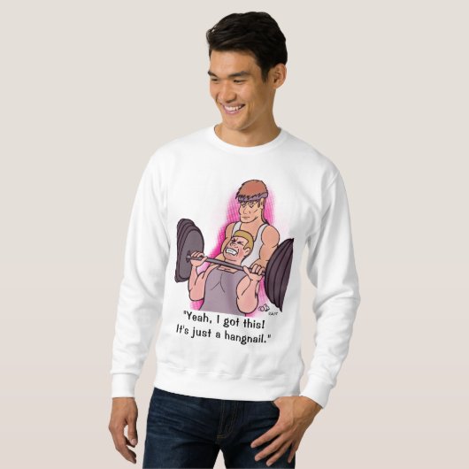 Hangnagel Mannen Sweatshirt (Voorkant volledig)