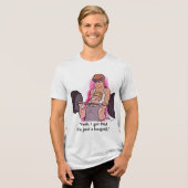 Hangnagel Mannen Tri-Blend Shirt (Voorkant volledig)