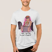 Hangnagel Mannen Tri-Blend Shirt (Voorkant)