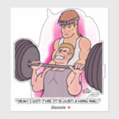 Hangnail Custom Cut Sticker (Vel)