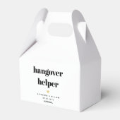 Hangover Helper Recovery Kit Favor Box Bedankdoosjes (Achterkant)