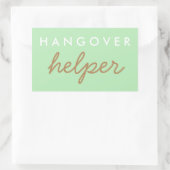 Hangover Helper Wedding Bachelorette Favor Sticker (Tas)