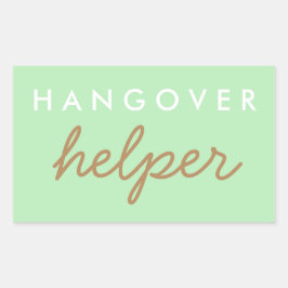 Hangover Helper Wedding Bachelorette Favor Sticker