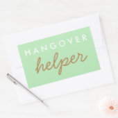 Hangover Helper Wedding Bachelorette Favor Sticker (Envelop)