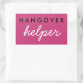 Hangover Helper Wedding Bachelorette Favor Sticker (Tas)