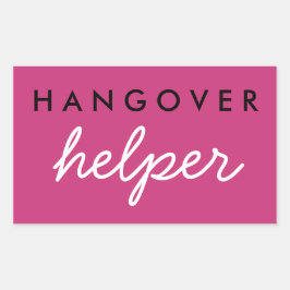 Hangover Helper Wedding Bachelorette Favor Sticker