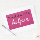 Hangover Helper Wedding Bachelorette Favor Sticker (Envelop)