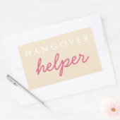 Hangover Helper Wedding Bachelorette Favor Sticker (Envelop)