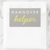 Hangover Helper Wedding Bachelorette Favor Sticker (Tas)