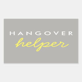 Hangover Helper Wedding Bachelorette Favor Sticker